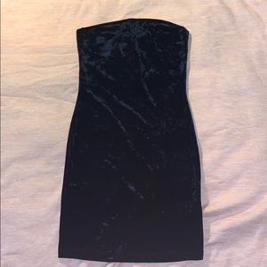 Garage Velvet Mini Dress